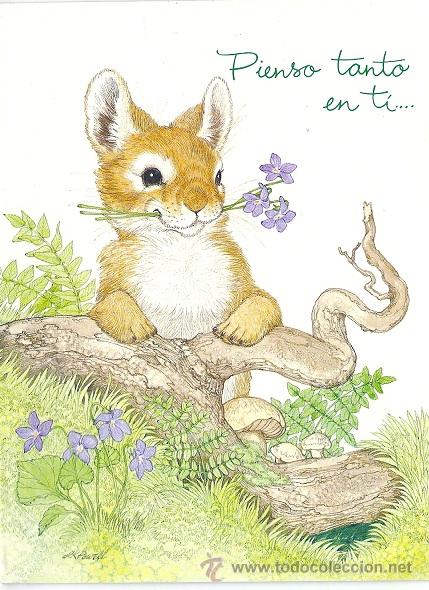 Cartoline: 6082R - LINDA K. POWELL-PRECIOSA ILUSTRACI&Oacute;N EDIC.BUSQUETS 50.AR.67.002 -DIPTICA 18,5X14CM - 1979