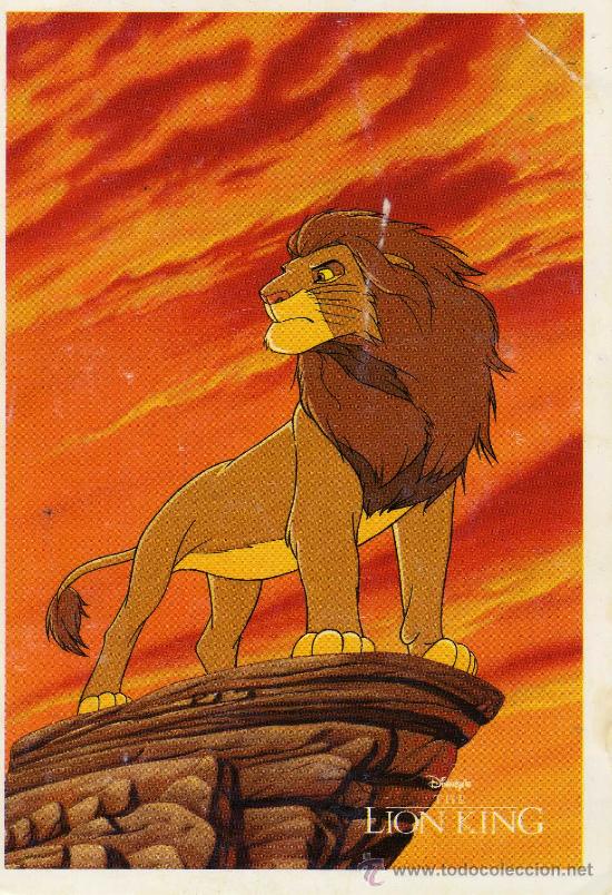Postales: POSTAL PEL&Iacute;CULA EL REY LE&Oacute;N NUEVA SIN CIRCULAR