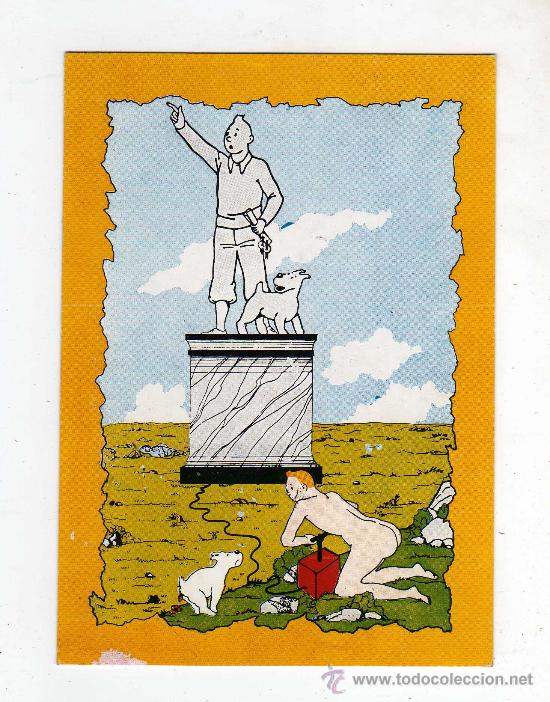 Postales: (M-ALB1) POSTAL TINTIN - TINTIN EN SUIZA, CH. CALLICO 1976,
