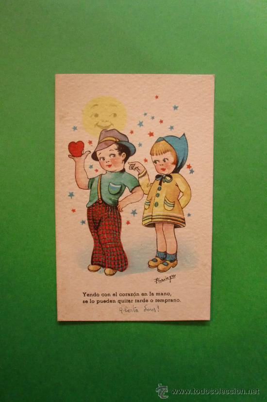 Postais: POSTAL COMICA ILUSTRADA POR FARINYES C M B SERIE N&ordm; 38
