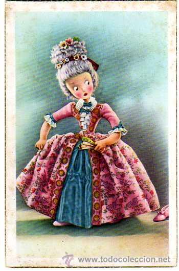 Postcards: Postal ni&ntilde;a . Serie  C. Y  Z. 513.  Circulada.