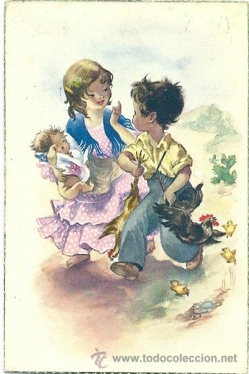 Cartoline: 0628B - 8245 - MONTSERRAT BARTA? EDICIONES ANCLA - SERIE 2043 - DATA 1958