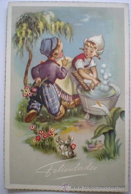 Postais: 6024D- HERMOSA POSTAL DE FELICIDADES - EDICIONES ANCLA - SERIE 2021