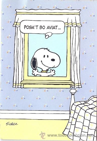 Postales: 0715E - SNOOPY - SIMP&Aacute;TICA POSTAL - EDIC HALLMARK C-CKS 1500 (MUNDI PAPER) 1958, 65 -DIPTICA 17,5X12
