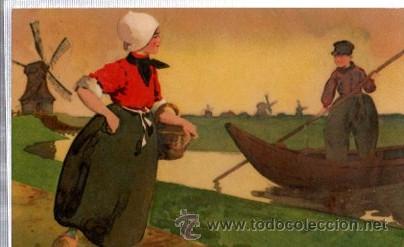 Postkarten: TARJETA POSTAL CON DIBUJO DE CAMPESINO. MEISSNER & BUCH.