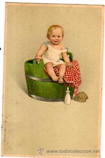 Postales: Postal Bebe.Circulada. - Foto 1