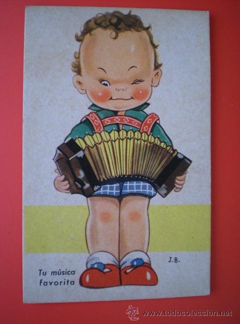 Postcards: 6004X- TU M&Uacute;SICA FAVORITA - EDICIONES JOTAB&Eacute; (J.B) SERIE G