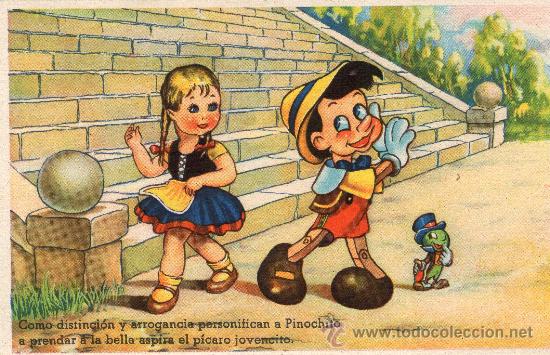 Postales: ANTIGUA POSTAL ORIGINAL DE PINOCHO - BENISI - EDICIONES COLON - A&Ntilde;OS 40.