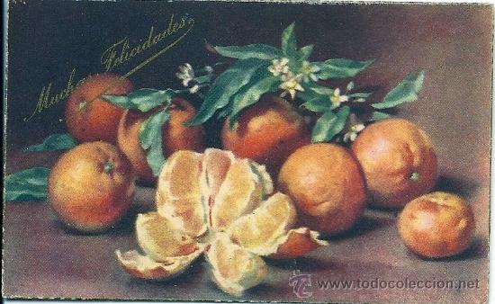 Cartoline: 6046X - ANTIGUA Y MUY BONITA TARJETA DE FELICITACI&Oacute;N 10,5X6,5