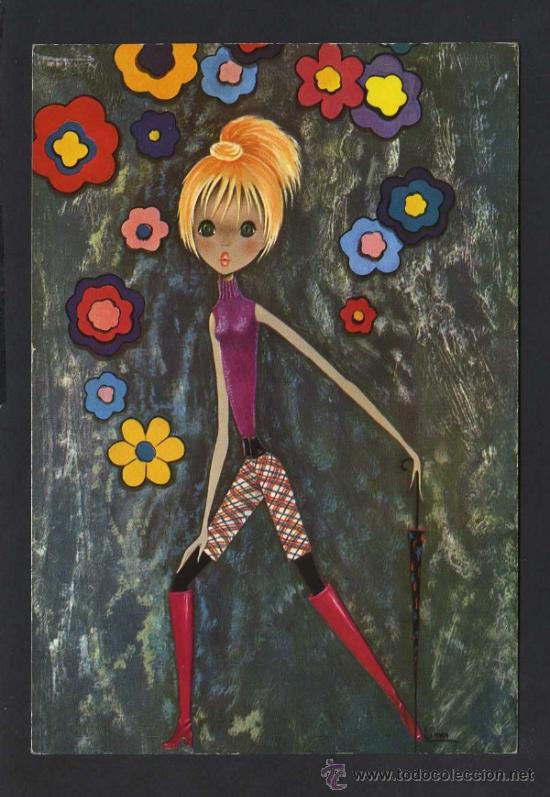 Postales: Ilustra *Lines* Ed. BV n&ordm; P. 20124-2. Nueva.