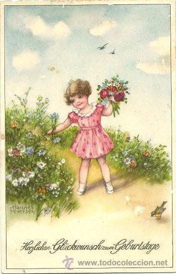 Postais: 0716H - EDICIONES HWB N&ordm; 2169 SERIE 6234 - ANTIGUA POSTAL A&Ntilde;O 1929 - ILUSTRA HANNES PETERSEN