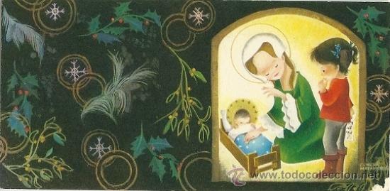 Postales: 0741K - EDICIONES SABADELL - SERIE NURIA J.38 - DATA 1964 - 12X6CM APROX. ILUSTRA CONCHA MATAMOROS