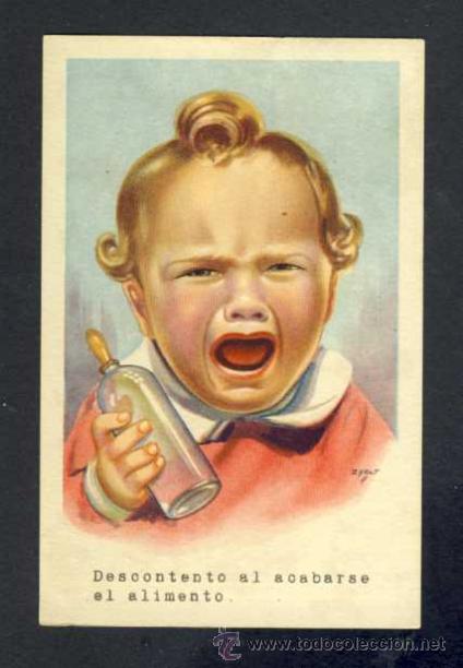 Cartes Postales: Postal ilustrada por ZSOLT: descontento al acabarse el alimento (CMB Serie 44)