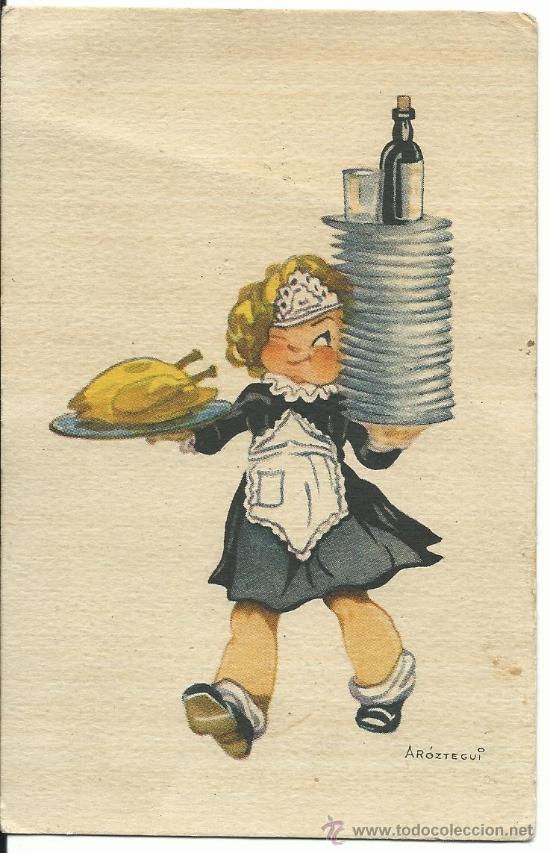 Postais: POSTAL NI&Ntilde;OS.-ILUSTRADA POR AROZTEGUI