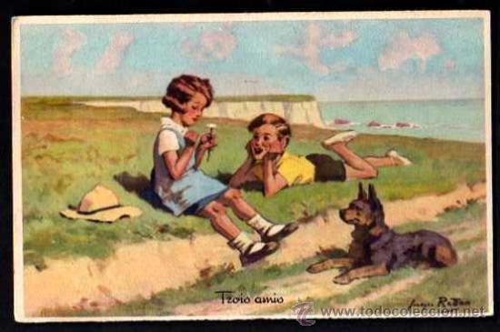 Cartoline: Postal infantil. No Circulada.