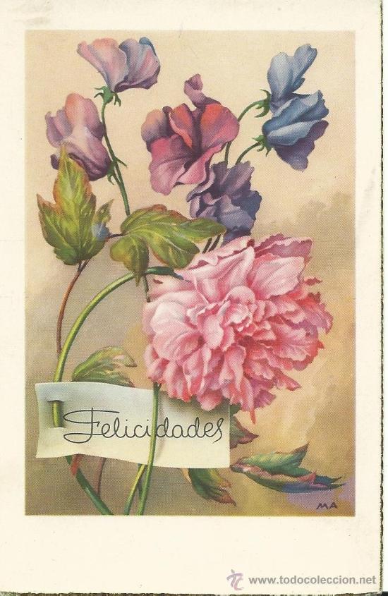 Postkarten: POSTAL EDICIONES CYZ 544.-FELICIDADES.-ILUSTRADOR MA
