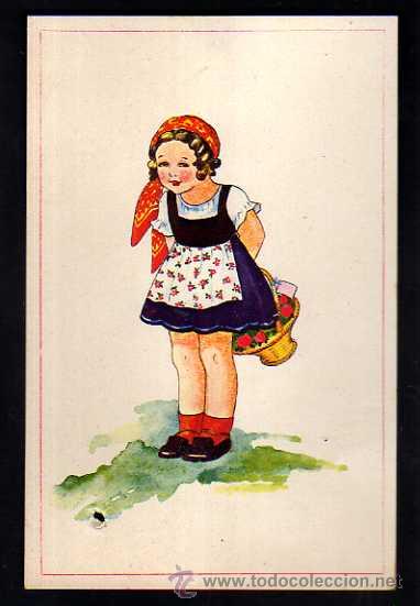 Postkarten: Postal infantil.