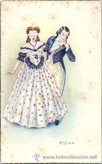 Postales: 6049G - IKON - EDICIONES DEL ARTE - EDITORIAL ARTIGAS - SERIE 1001 - DATA 1950- ILUSTRA ALFRED