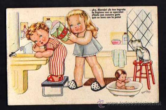 Postcards: Postal infantil. Maruja. Circulada .