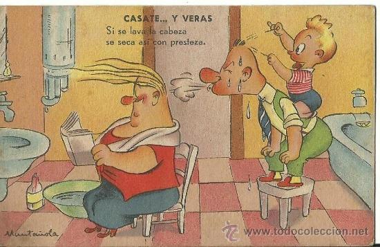 Postcards: POSTAL ESTAMPERIA RAM SERIE 5.-ILUSTRADOR MUNTA&Ntilde;OLA