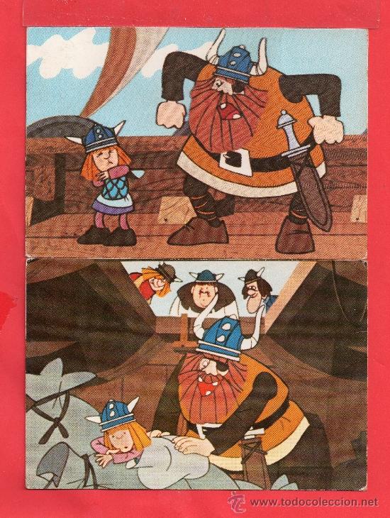 Postais: - 8780 Bonita Postal De Dibujo de Wickie de Viking Editadas en Holanda ver foto adicional