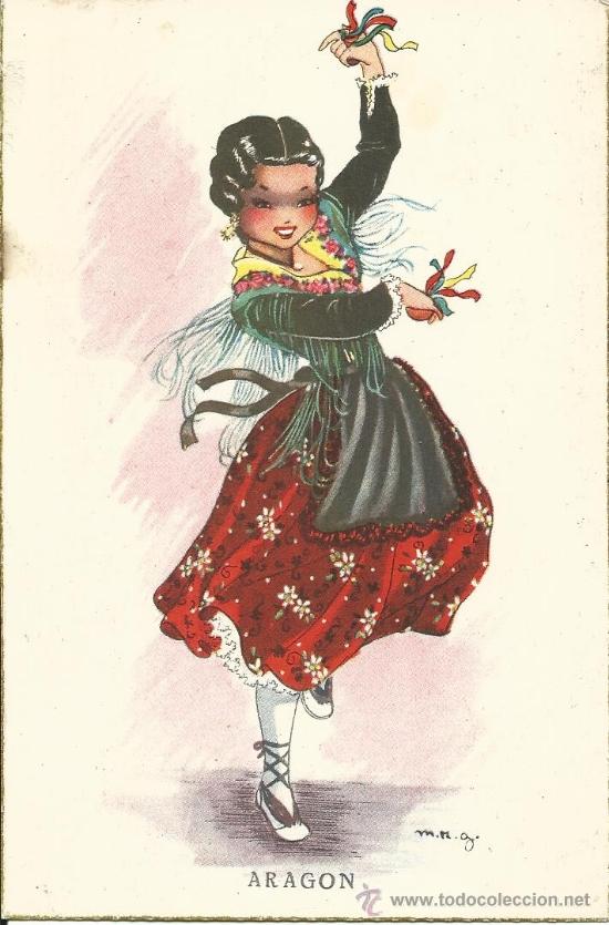 Postales: POSTAL EDICIONES JBR / B,.SERIE 60/5.-ILUSTRADOR M.N.G..- ARAGON