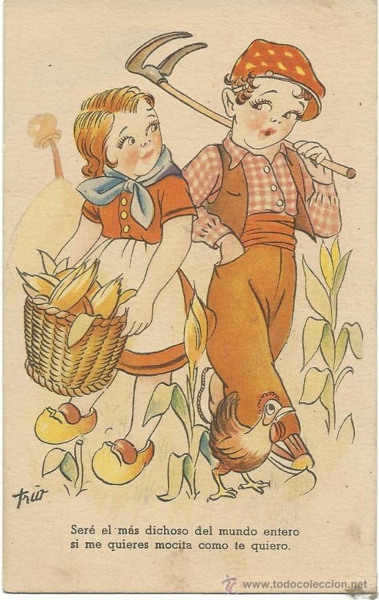 Postkarten: POSTAL EDICIONES TRIO SERIE Q