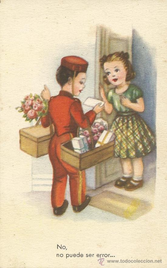 Cartoline: POSTAL EDITORIAL ARTIGAS.-MELODIAS DE BOGA.-SERIE 124.- COLECCION T