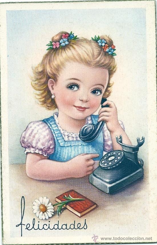 Postais: 2018C - EDICIONES CIMA - SERIE 509 - ANTIGUA POSTAL DE FELICITACI&Oacute;N - DATA 1948