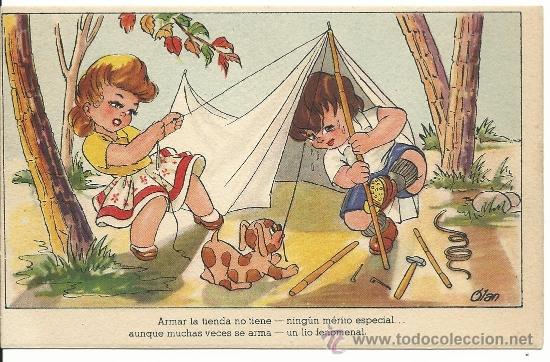 Postales: POSTAL EDITORIAL ARTIGAS / IKON .-SERIE 131.-DELICIAS DEL VERANEO.-ILUSTRA OLAN