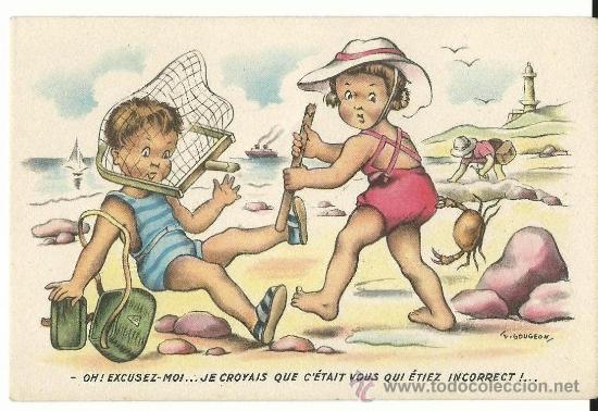 Postais: POSTAL FRANCESA EDICIONES GOLO .-SERIE 90 .- ILUSTRA GOUGEON