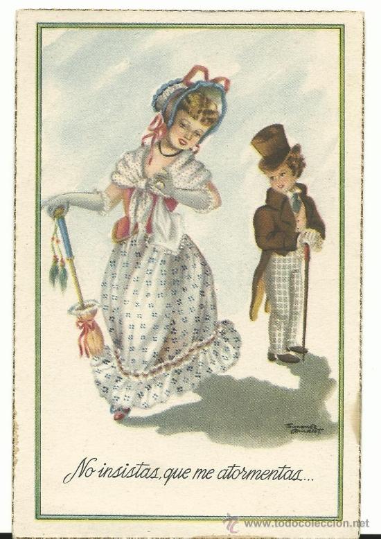 Cartoline: POSTAL EDICIONES PABLO DUMMATZEN.-SERIE 1618.-ILUSTRA JIMENEZ ARNALOT