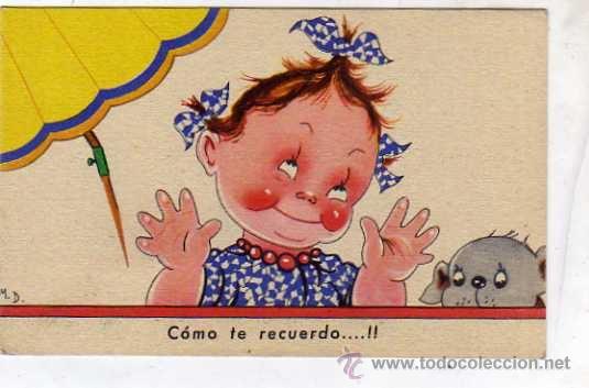 Postais: Postal ilustrada. Ilustrador M. D.  Ediciones Aguirre. Edicion n&ordm; 13 Sin circular.