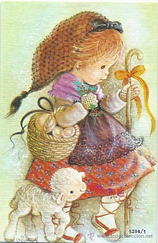 Postkarten: 2073G - PRECIOSA TARJETA  N&ordm; 5284.1 -ILUSTRADA POR VIVES -10X6,5 CM