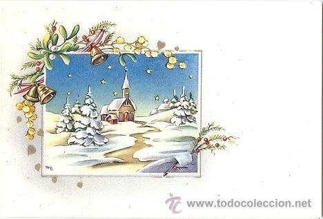 Postais: 2022H - EDICIONES CECAMI 5006 - HERMOSA POSTAL PLASTIFICADA - DIPTICA 10X6,5 CM - DATA 1955