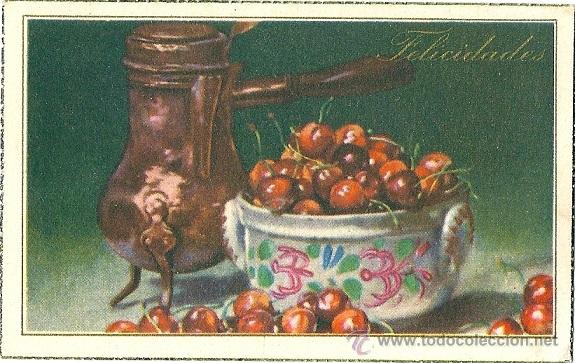 Postais: 2082H - ANTIGUA TARJETA DE FELICITACI&Oacute;N - 10,3X6,5 CM