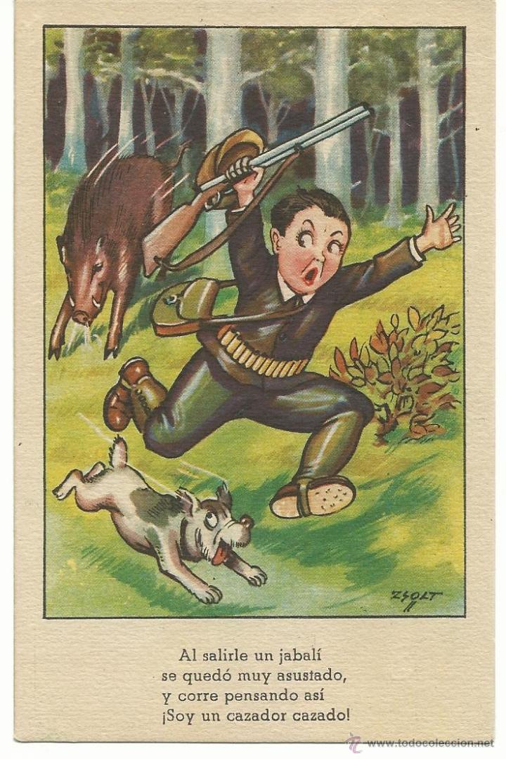 Postkarten: POSTAL EDICIONES CMB SERIE 69 / ILUSTRADOR ZSOLT / FRANQUEADA