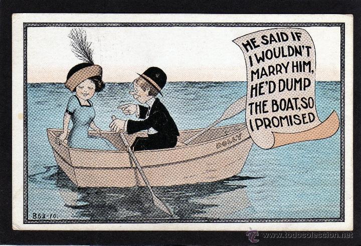 Postais: DIBUJOS Y CARICATURAS. TARJETA POSTAL HUMORISTICA, 1914 CIRCULADA, PRINCIPIOS SIGLO XX