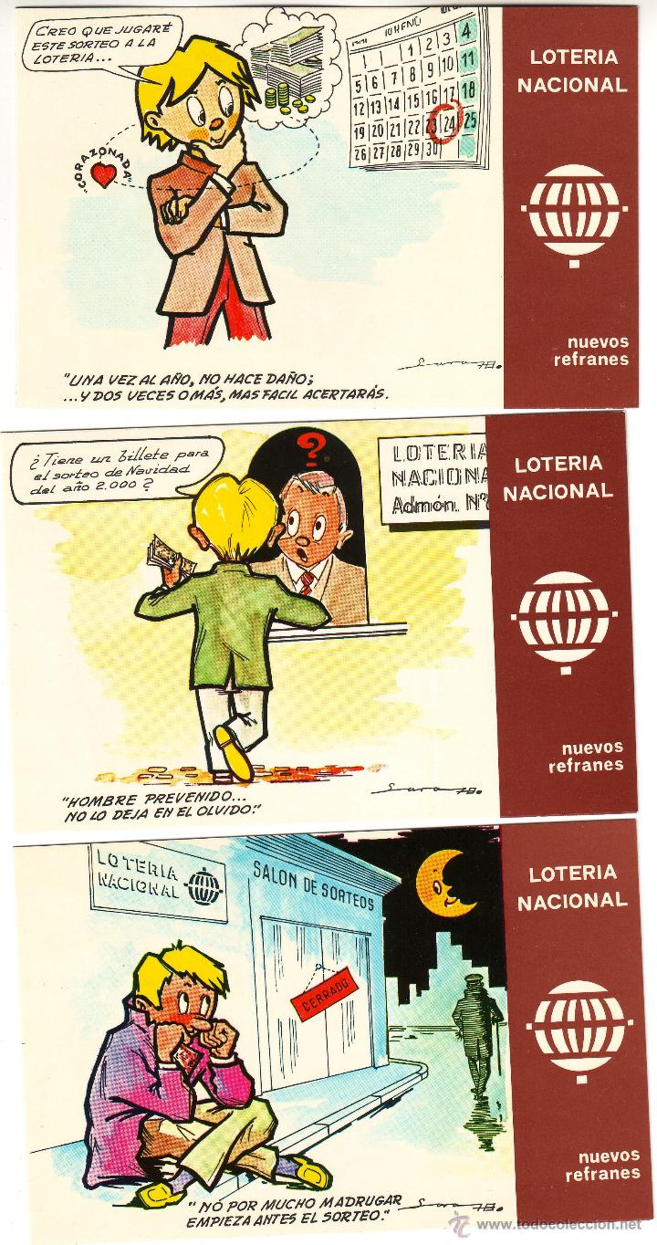 Postais: SERIE COMPLETA DE LA LOTERIA NACIONAL DE 1979 (LEER)