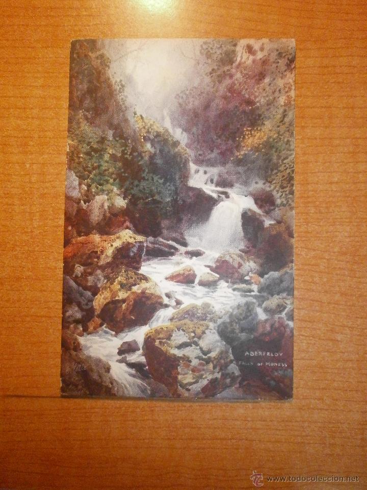 Postales: POSTAL THE FALLS OF MONESS ESCRITA VALPARAISO. 1923