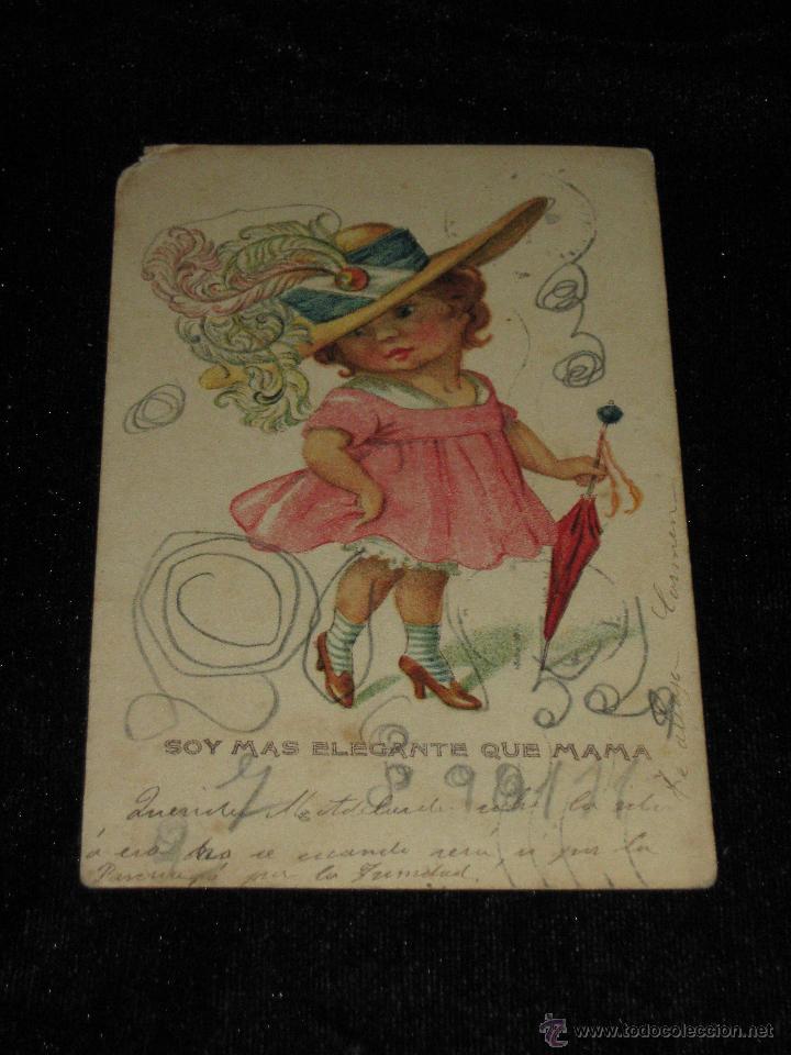 postal con dibujos de los años 20 - soymas eleg - Compra venta en  todocoleccion