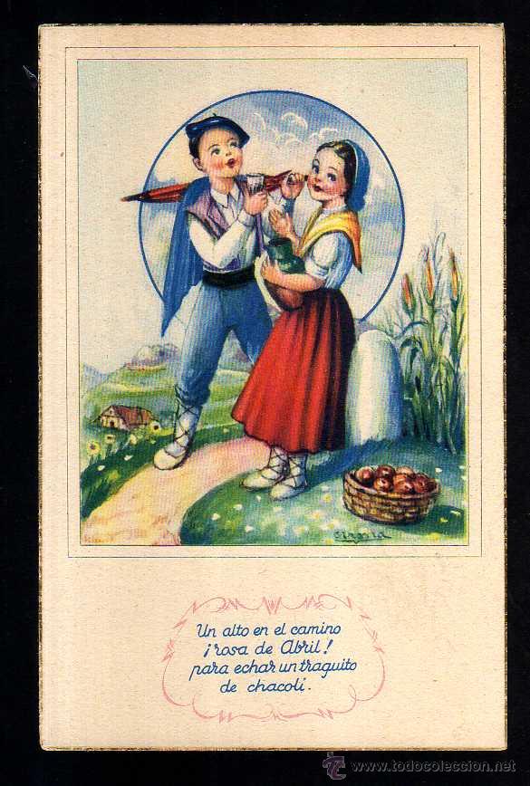 Postales: Postal infantil. Coplillas Regionales. Ed. Laietana.No circulada.