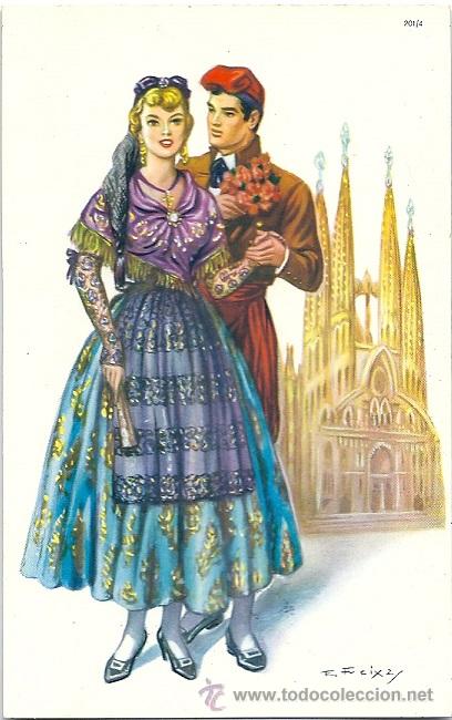 Postales: 0658G - EDICIONES  RAKER SERIE N&ordm; 201.4- ILUSTRADA POR FREIXAS