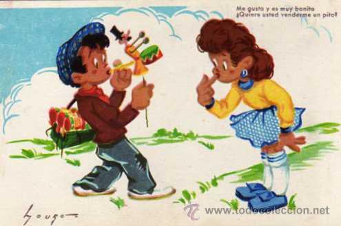 Cartoline: Postal con tem&aacute;tica infantil. Serie 153 / 9 Bensi. Ediciones Colon. Sin circular.