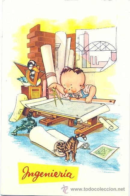 Postales: 2068T - CREACIONES EDIART- ILUSTRA VICIANO - INGENIERIA