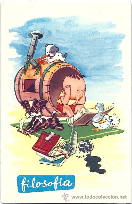 Postales: 2073T - CREACIONES EDIART- ILUSTRA VICIANO - FILOSOF&Iacute;A