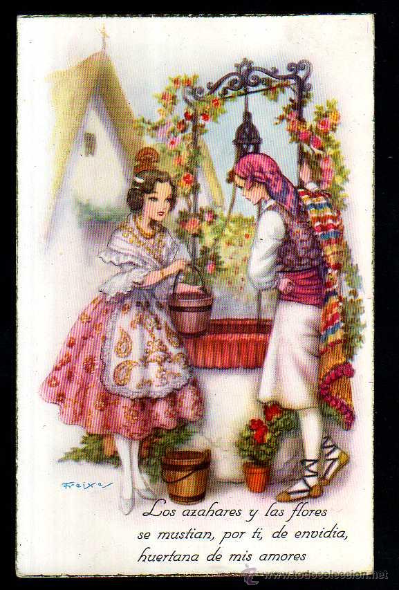 Postais: Postal infantil.CyZ 817. Traje regional. Circulada