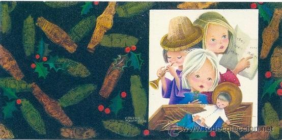 Postales: 2045V - EDICIONES SABADELL SERIE NURIA J 39- MIDE 11,7X5,7 CM- DATA 1965 - ILUSTRA CONCHA MATAMOROS