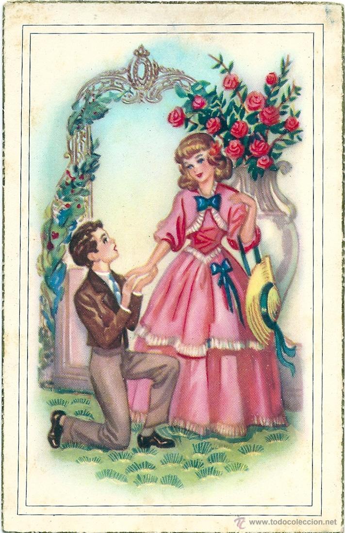 Postales: 0630I -FREIXAS &iquest;SE&Ntilde;ORITA, QUIERE CASARSE CONMIGO? EDICIONES FREIXAS SERIE 202 - DATA 1952