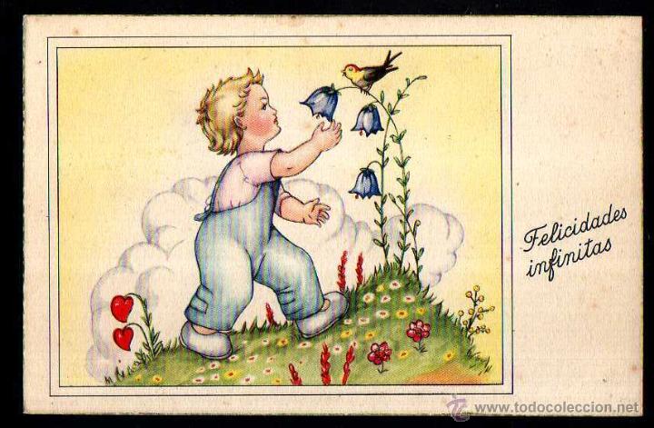 Cartes Postales: Postale infantil. Ama 501. Circulada